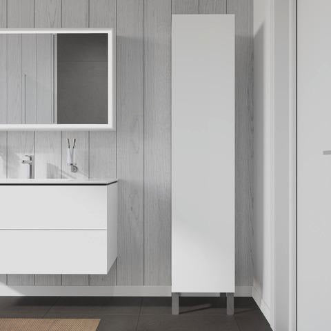 Duravit L-Cube Waschtischunterbau 1220 mm taupe matt mit 2 Schubkästen und Tip-On-Technik