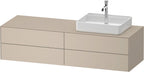 taupe seidenmatt / taupe seidenmatt / Mitteldichte Faserplatte (MDF)