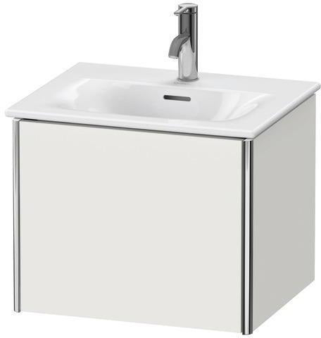 Duravit XSquare Waschtischunterbau 510 mm, 1 Auszug, weiß matt – wandhängend für Viu