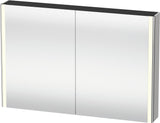 DURAVIT XSquare Spiegelschrank 1200 mm mit LED-Beleuchtung, 2 Türen und Soft-Close