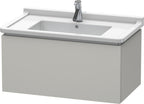betongrau matt / Spanplatte / 1 Auszug