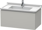 DURAVIT L-Cube Waschtischunterbau wandhängend 820 mm taupe matt 1 Auszug Tip-On