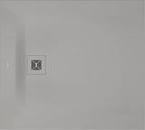 DURAVIT Sustano Duschwanne 1000x700x30 mm Mineralguss Hellgrau Matt – Rechteckig, Rutschhemmend