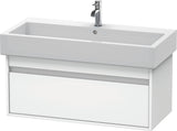 DURAVIT Ketho Waschtischunterbau 950 mm wandhängend, 1 Auszug, weiß matt – Soft-Close