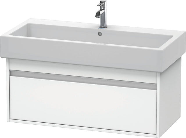 DURAVIT Ketho Waschtischunterbau 950 mm wandhängend, 1 Auszug, weiß matt – Soft-Close
