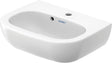 DURAVIT D-Code Handwaschbecken 450 mm mit Überlauf, 1 Hahnloch, weiß