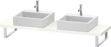 DURAVIT DuraStyle Konsole variabel 2 Ausschnitte 45x480 mm Weiß Matt – Wandhängend