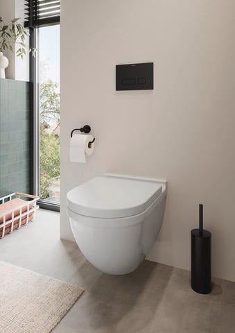 DURAVIT Wand-WC Starck 3 Compact, 485 mm Tiefspüler, Durafix, weiß