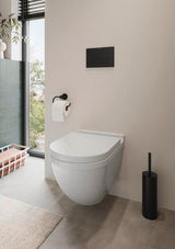 DURAVIT Wand-WC Starck 3 Compact, 485 mm Tiefspüler, Durafix, weiß
