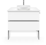 DURAVIT Sivida Waschtischset 880x500 mm mit Konsole, Aufsatzbecken, medizinische Ausführung