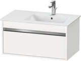 Duravit Ketho Waschtischunterbau 800 mm Weiß Matt mit 1 Auszug & Soft-Close