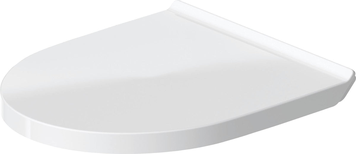 Duravit No.1 WC-Sitz mit Absenkautomatik, weiß, Edelstahl-Scharniere, Duroplast