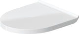 Duravit No.1 WC-Sitz mit Absenkautomatik, weiß, Edelstahl-Scharniere, Duroplast