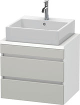 DURAVIT DuraStyle Konsolenunterschrank 600 mm betongrau matt mit 2 Schubkästen und Soft-Close