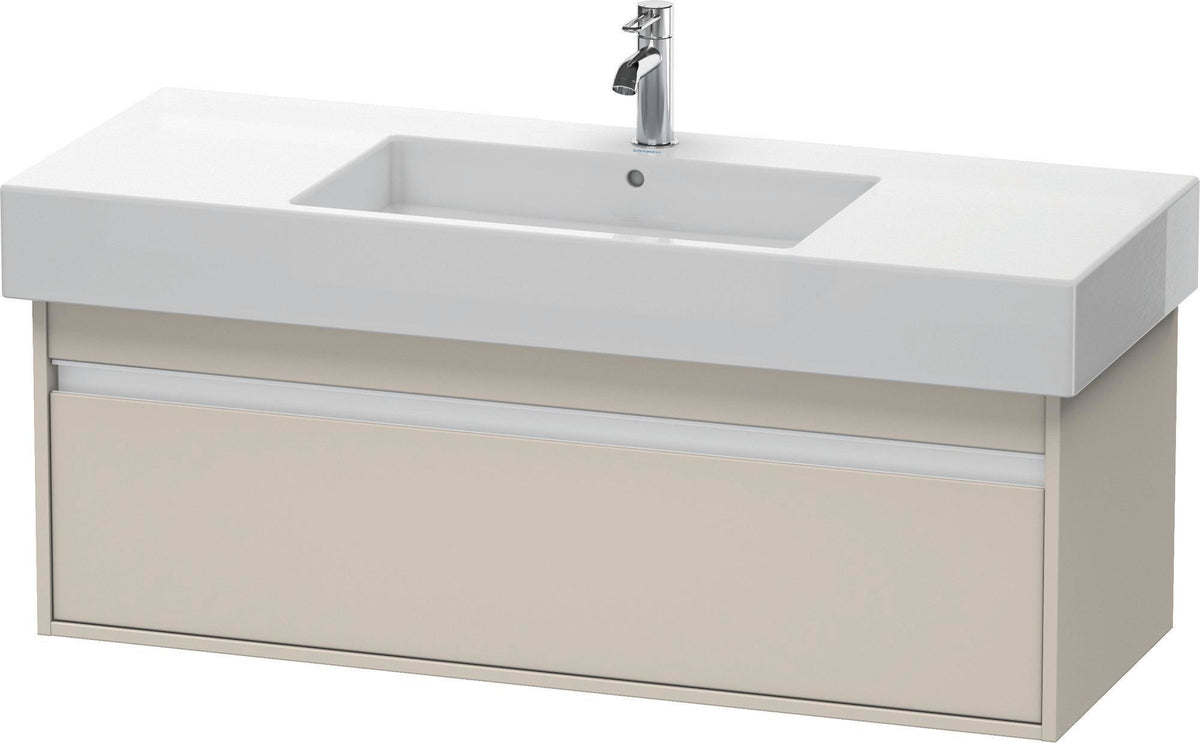 DURAVIT Ketho Waschtischunterbau 1200 mm wandhängend, 1 Auszug, weiß matt
