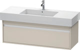DURAVIT Ketho Waschtischunterbau 1200 mm wandhängend, 1 Auszug, weiß matt