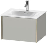 Duravit XViu Waschtischunterbau 610 mm weiß matt mit Tip-On-Technik und einem Auszug