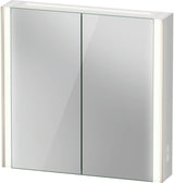 DURAVIT XViu Spiegelschrank 820 mm mit LED-Beleuchtung, Champagner Matt, 2 Türen, IP44