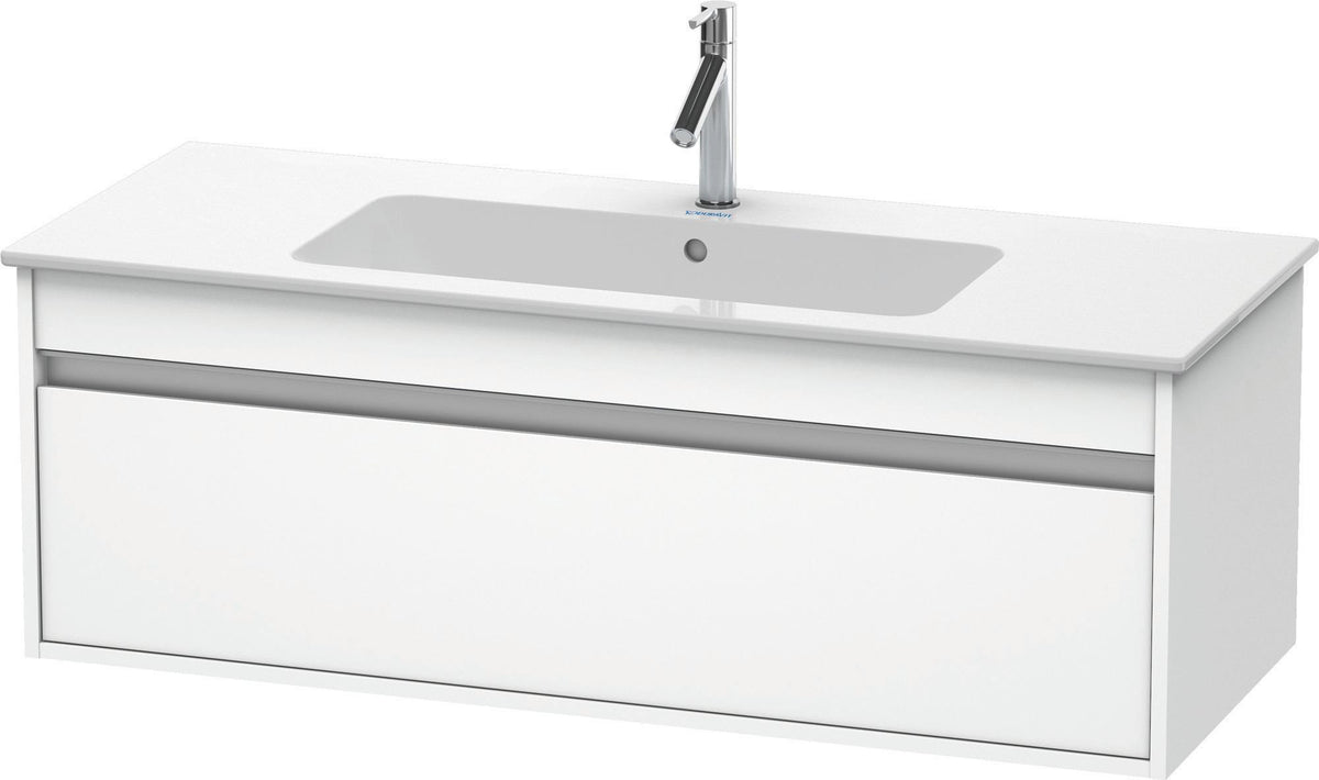 DURAVIT Ketho Waschtischunterbau 1200 mm Weiß Matt mit 1 Auszug und Soft-Close