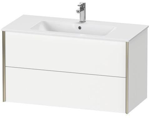 Duravit Waschtischunterbau XVIU 1010 mm 2 Schubkästen Nussbaum für ME by Starck