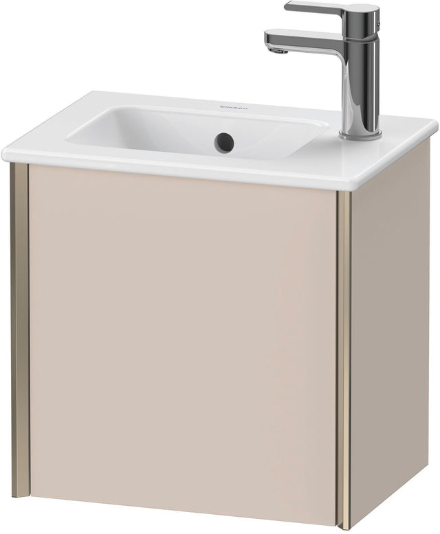 DURAVIT XViu Waschtischunterbau 410 mm wandhängend mit Tip-on Technik und 1 Tür
