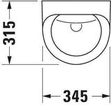 DURAVIT Design Classics Urinal Utronic – Elektronisches Urinal mit Netzanschluss, ohne Fliege, weiß