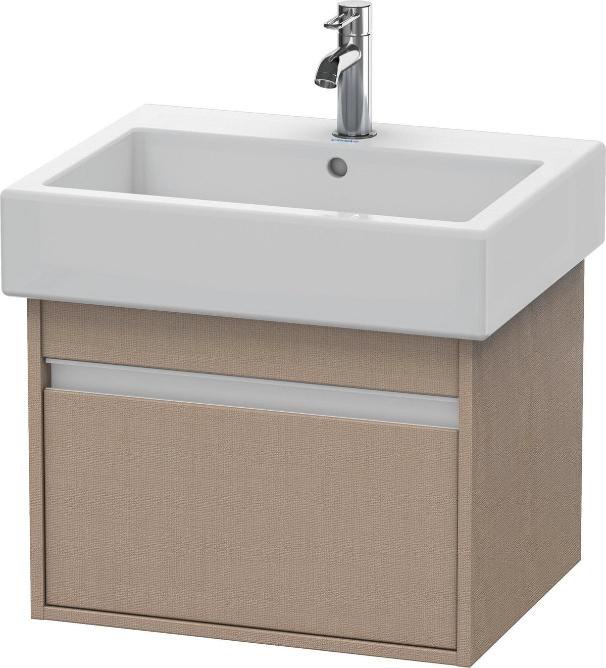 DURAVIT Ketho Waschtischunterbau 550 mm wandhängend, 1 Auszug, basalt matt – für Vero 045460