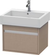 DURAVIT Ketho Waschtischunterbau 550 mm wandhängend, 1 Auszug, basalt matt – für Vero 045460
