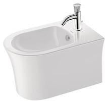 Duravit Wandbidet White Tulip 540 mm Weiß mit Überlauf und WonderGliss