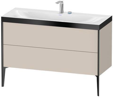 Duravit Möbelwaschtischset XVIU 1200x480mm Chaos mit Unterbau und Raumsparsiphon