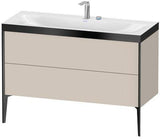 Duravit Möbelwaschtischset XVIU 1200x480mm Chaos mit Unterbau und Raumsparsiphon