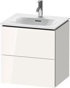 taupe supermatt / Spanplatte / 2 Schubkästen