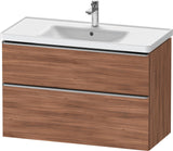 DURAVIT D-Neo Waschtischunterbau 984 mm betongrau matt mit Soft-Close und Bronze-Griff