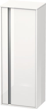 Duravit Hochschrank Ketho 360x500x1320mm, 1 Tür, Anschlag links, weiß matt – wandhängend mit Soft-Close