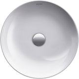 DURAVIT Aufsatzbecken Cape Cod 430mm Weiß ohne Überlauf von Philippe Starck