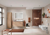 DURAVIT C.1 Einhebel-Bidetmischer Schwarz Matt 121 mm mit Zugstangen-Ablaufgarnitur