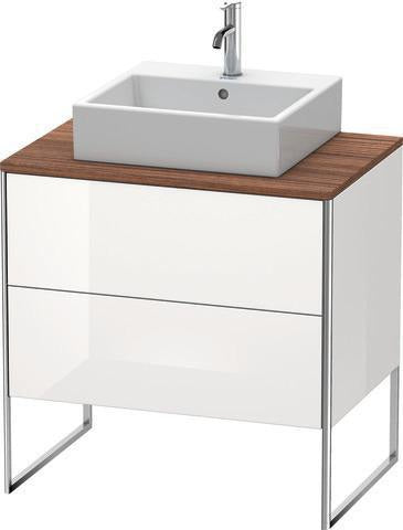 Duravit XSQUARE Waschtischunterbau 800 mm mit integriertem Fußgestell, s-matt ES Ahorn