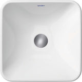 Duravit D-Neo Aufsatzbecken 400x400mm Weiß mit HygieneGlaze – Quadratisches Design