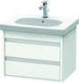 DURAVIT Ketho Waschtischunterbau wandhängend 600 mm, 2 Schubkästen, weiß matt