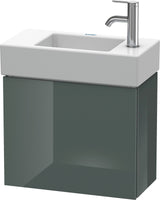 Duravit L-Cube Waschtischunterbau 480 mm wandhängend Amerikanischer Nussbaum 1 Tür links