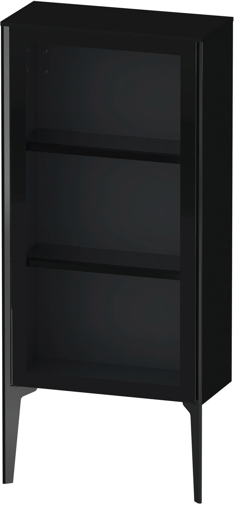 Duravit XViu Halbhochschrank 890x500x240 mm, Glastür dolomiti grey hochglanz, rechts