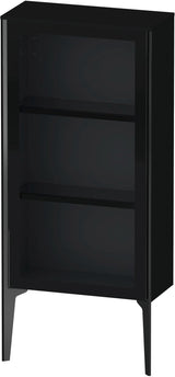 Duravit XViu Halbhochschrank 890x500x240 mm, Glastür dolomiti grey hochglanz, rechts
