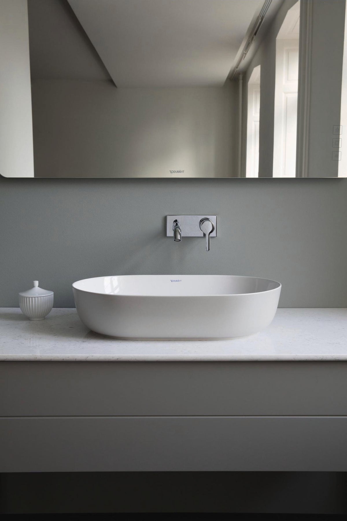 DURAVIT Aufsatzbecken Luv 600 mm Weiß WonderGliss ohne Überlauf