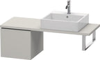 Mitteldichte Faserplatte (MDF) / flannel grey hochglanz / Lack