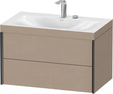 DURAVIT XViu c-bonded Waschtischset wandhängend 800x480x503mm mit 2 Schubkästen, Push-Open und Soft-Close