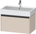 taupe supermatt / 1 Auszug / Waschtischunterbau