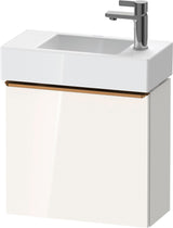 DURAVIT D-Neo Waschtischunterbau 484 mm Eiche Schwarz Matt, 1 Tür, Bronze Griff