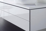 DURAVIT L-Cube Konsole Compact 2 Aussparungen, 480 mm tief, weiß matt – variable Breite
