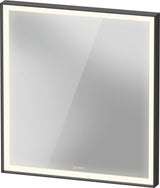 DURAVIT L-Cube Lichtspiegel 650x700mm mit Sensor, LED-Beleuchtung, Spiegelheizung & Kondensschutz, Weiß