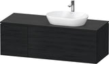 Duravit L-Cube Waschtischunterbau 1420 mm Taupe supermatt mit Tip-on und Soft-Close